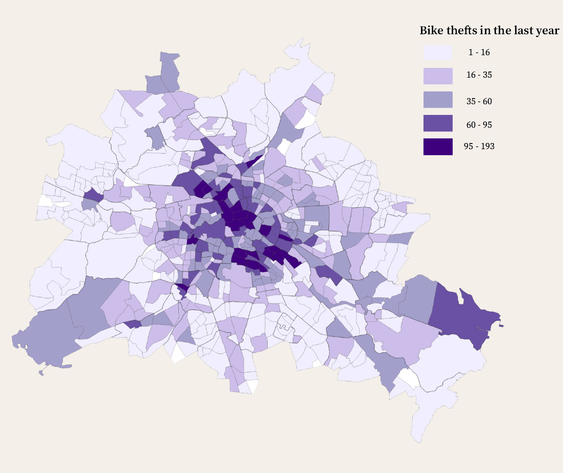 Bike thefts overview